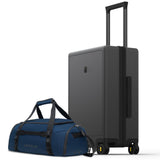 LEVEL8 Luminous 20 Inch Carry on Luggage with Water Resistant Travel Duffle Bag