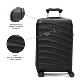 Travelpro Maxlite Air V2 Hardside Expandable Carry on Luggage, 8 Spinner Wheels, Lightweight Hard Shell Suitcase, TSA lock, Black, Carry On 20-Inch