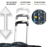 LUCAS Ultra Lightweight Carry On - Softside 20 Inch Expandable Luggage - Small Rolling Bag Fits Most Airline Compartments - Durable 4-Spinner Wheels Suitcase (Old School Navy)