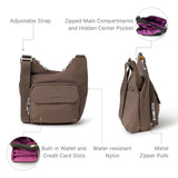 Criss Cross - Lightweight 10"x11" Womens Crossbody Nylon Travel Bag, Everyday Bag