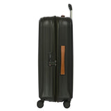 Bric's Taormina Ultra-Light Checked Luggage – Expandable Hard Shell Suitcase with TSA Lock, Anti-Tamper Zippers & 360 Spinner Mobility Wheels - 27 Inch, Olive