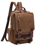 mygreen Vintage Canvas Cross Body Messenger Backpack Rucksack for Men Casual Book Bag Sports Daypack | Backpacks4Less