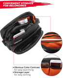 KEMIMOTO Motorcycle Bag, Handlebar Tool Bag Storage Accessory Saddlebag Universal for Front Fork Handle Bar Sissy Bar Compatible with Cruiser Softail Dyna Sportsters