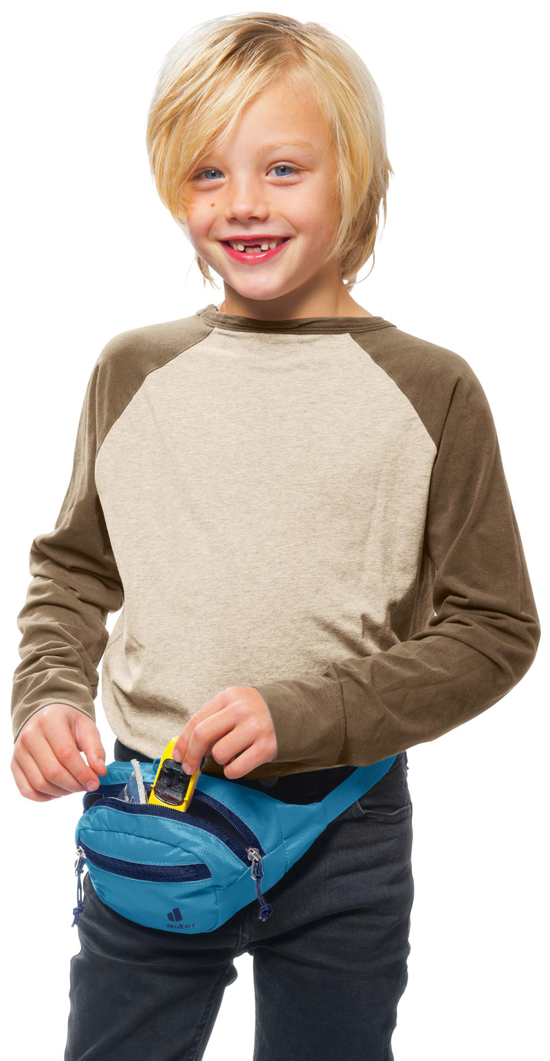 Deuter Junior Belt, Crossbody Lifestyle Hip Bag/Fanny Pack for Travel & Everyday - Wave
