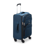 DELSEY PARIS Sky Max 2.0 Softside Expandable Luggage with Spinner Wheels, Blue, 2-Piece Set (21/Duffle)