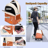 Armbq Rolling Backpack for Boys Girls School BookBag with Wheels Kids Luggage Trolley Back Pack on Wheels Elementary Travel Bag