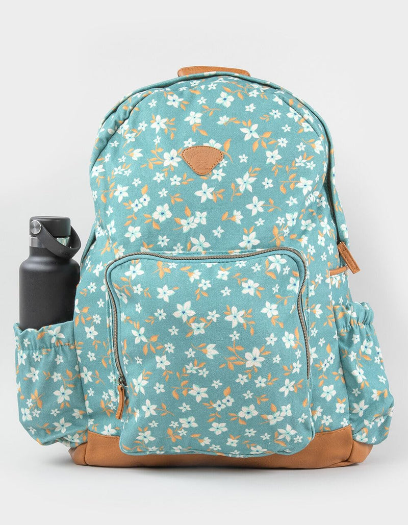Billabong Home Abroad Womens Backpack, Teal Blue