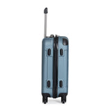 Kenneth Cole REACTION Out of Bounds Lightweight Hardshell 4-Wheel Spinner Luggage, Granite Blue, 24-Inch Checked