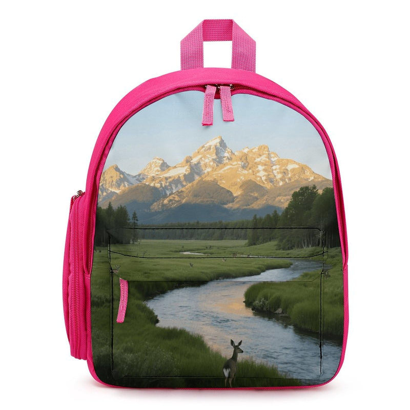 Teton Peaks Backpack - 12.6 Inch Casual Daypack with Multi-Pockets BookBag for Daily Essentials