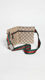 Gucci Women's Pre-Loved Vintage Web Belt Bag, Gg Canvas, Brown, One Size
