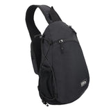 Eddie Bauer Ripstop 8L Shoulder Sling Pack with Padded Air-Mesh Adjustable Crossbody Strap for Right or Left Handed Fit - Black