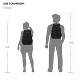 SwissGear 1900 Scansmart Mini/Slim Version, Fits Most 13 Inch Laptops and Tablets, TSA Friendly Backpack, Black