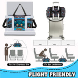Homskiii Kids Luggage Sets with Wheels Boys Travel Softside Suitcases 16" Carry on Suitcase with Duffle Bag Boys Luggage Sets Airline Approved