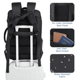 Gieury Carry On Backpack, 50L Travel Backpack, Luggage Backpack TSA Flight Approved Laptop Backpack for Men & Women, Large Expandable 40L Daypack Lightweight Business Weekender Bag, Black
