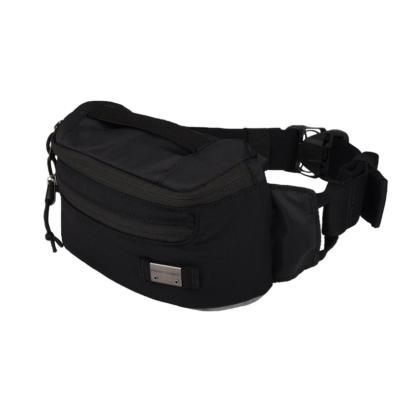 Eddie Bauer 3L Skylar Crossbody Waist Pack with Versatile Pockets and Adjustable Belt - Black