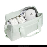 adidas Lounge Premium Sport Duffel Bag for Travel and Gym, Linen Green, One Size