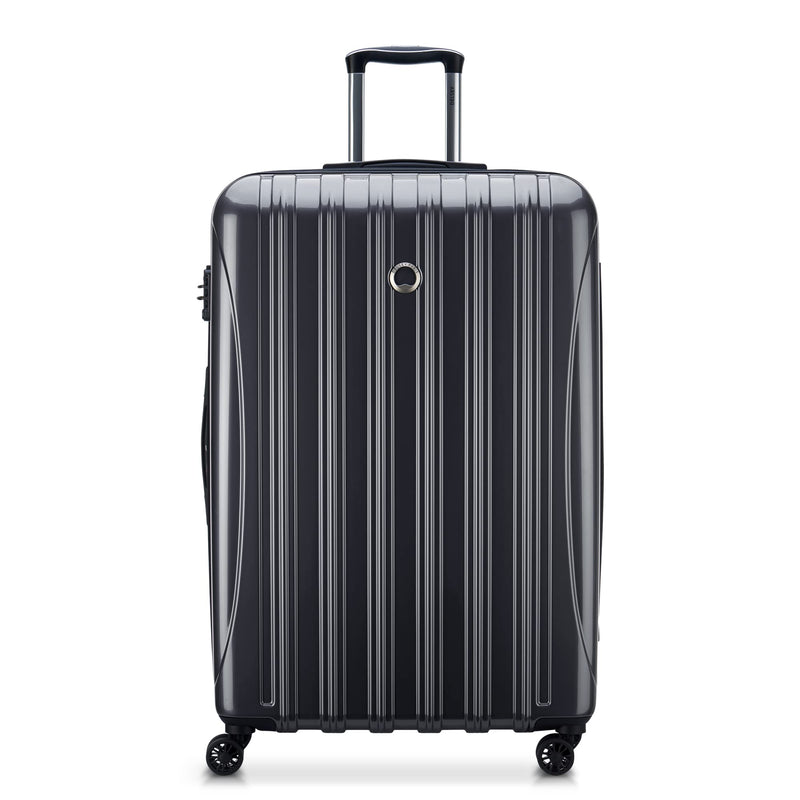 DELSEY PARIS Helium Aero Hardside Expandable Luggage with Spinner Wheels, Titanium, Checked-Large 28 Inch