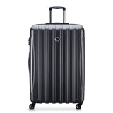 DELSEY PARIS Helium Aero Hardside Expandable Luggage with Spinner Wheels, Titanium, Checked-Large 28 Inch