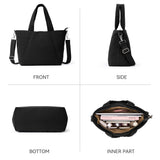 KALIDI Quilted Carryall Tote Bag for Women Large Puffer Crossbody Handbags Shoulder Soft Fluffy Lightweight Travel