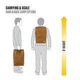 Carhartt 21L Top-Load Backpack, Durable Water Resistant Coated Canvas Base W/ 17" Laptop Sleeve, Port