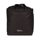 Eddie Bauer Stowaway Packable Tote Bag | Reusable | Travel | Lightweight | Compact | Foldable | Large Capacity | Ripstop Nylon | 25L - Onyx Black