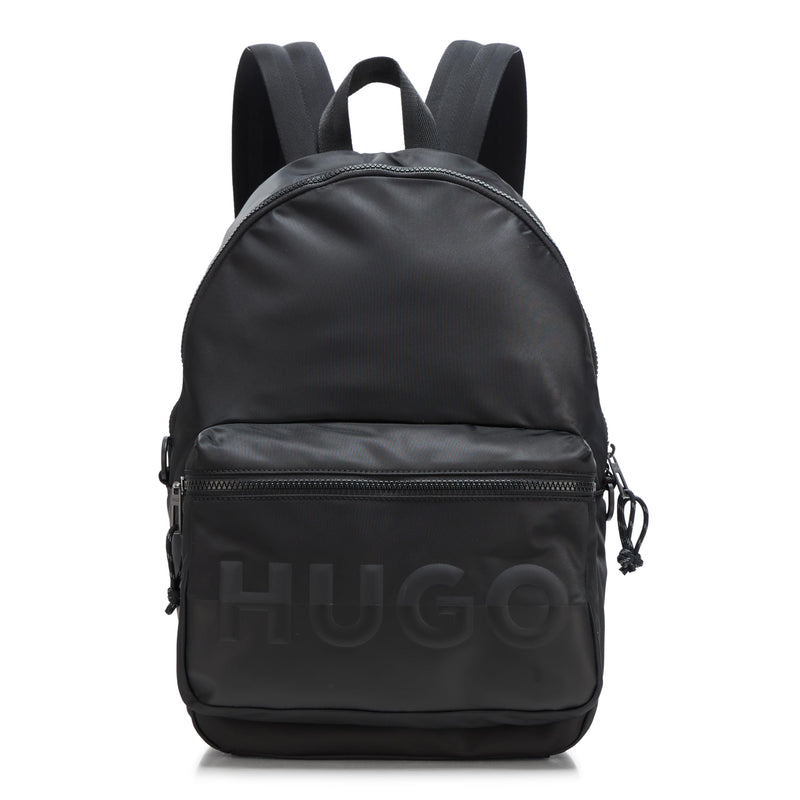 HUGO, Shade Logo Backpack, black gloss, PCE.