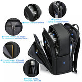 BANGE 28L Lightweight Backpack, 15.6-inch Laptop Travel Backpacks, Unisex Multifunctional Storage Pockets Business Commuter rucksack, Waterproof and Wear-resistant Outdoor Sports Leisure daypack