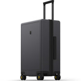 LEVEL8 Luminous 24 Inch Checked Luggage with Luggage Straps