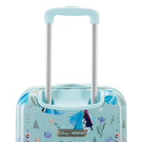 American Tourister Disney Frozen Carry-On Luggage - Airline Approved, Durable Hardshell with Favorite Frozen Characters - Roll Confidentially with Spinner Wheels & Colorful Adjustable Handle