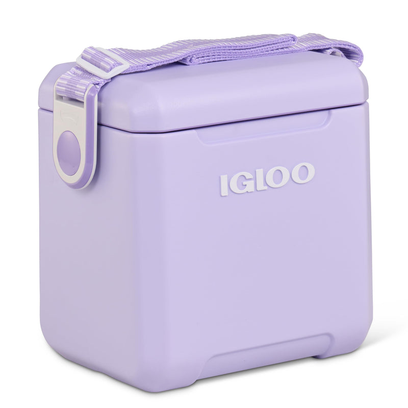 Igloo Lilac Breeze 11 Qt Tag-Along Too Strapped Picnic Style Cooler