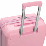 Traveler's Choice Pagosa Hardshell Expandable Luggage with Spinner Wheels, Pink, 26-Inch Medium