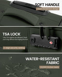 LOVEVOOK Carry On Luggage 22x14x9 Airline Approved, 22 Inch Softside Suitcases with Spinner Wheels, Lightweight Carry-on Suitcase with TSA Lock for Women Men, Large Luggage for Travel Business Trip