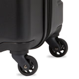 SwissGear 7366 Hardside Expandable Luggage with Spinner Wheels, Black, Carry-On 19-Inch