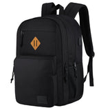 KEOFID Travel backpack for Men and Women, Anti Theft Laptop Backpack with USB Charging Port for Work, Large Bag for College, BLACK BOOK BAG FOR BOYS, GILRS Backpack,Water Resistent(Black)