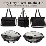 Modern Laptop Tote - Lightweight 18"x11.75" Work Tote Bag for Women - Travel Carry On Bag