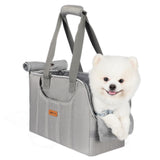 Dog Purse Carrier for Small Dogs Cats Rabbits Up to 13lbs, Lightweight Pet Sling Carriers with Crossbody Strap, Portable Puppy Soft Sided Tote Bag Carrier for Vet,Hiking,Travel Gray