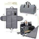 Modoker Suit Luggage Garment Bag with Shoulder Strap, Suit Carry on Bag Hanging Suitcase Black Garment Bags for Men Women Business Travel