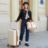 Cosbarn Carry On Luggage Set 22x14x9 Airline Approved, 3 Piece 20 Inch Lightweight ABS Hardside Suitcases with Wheels and TSA Lock, Durable Waterproof Travel Suitcase for Men Women