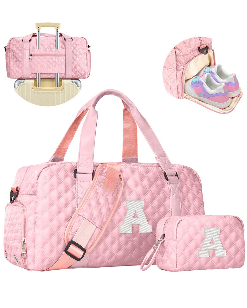 Elilier Easter Gifts for Women Girls, Travel Duffle Bag: Personalized Weekender Dance Cheer bag Sports for Girl, Gymnastics Bags, Birthday Gifts for Women Girls Kids Teens