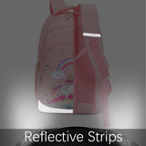 Abshoo Cute Kids Backpack For Girls Kindergarten Elementary Unicorn School Backpacks With Chest Strap (Unicorn Dark Pink)