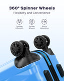 Suitour Luggage Sets 2 piece, Hardshell Lightweight Travel Suitcase with Spinner Wheel 20/28 inch Travel Suitcase set…