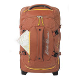 Eddie Bauer Expedition Rolling Duffel Bag with Wheels | Travel | Carry-On | Luggage | Rugged | Durable - Rust, 22"