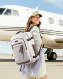 LOVEVOOK 40L Travel Backpack for Women, Airline Approved Carry On Luggage, TSA Personal Item Bag fits 15.6 Inch Laptop, Waterproof Weekender Overnight Suitcase for Work