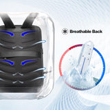 BOPai Hard Shell Tsa Laptop Backpack for Men Gaming Backpack for 17.3 inch Anti Theft Expansion Backpack Light Slim Black Usb Waterproof 15.6 Rucksack