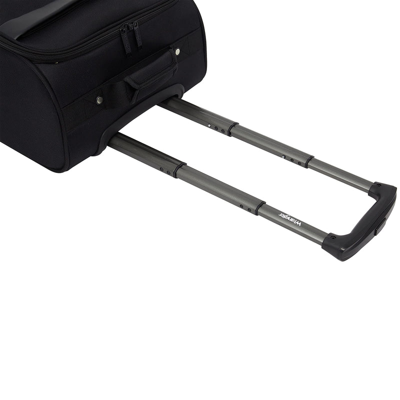 Wrangler 17" Underseat Spinner Carry-On Luggage, Black