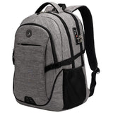 SHRRADOO Anti Theft Laptop Backpack Travel Backpacks with Combination Lock for Women Men High School College Backpack Computer Bag Fits 17 Inch Laptop,Black