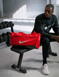 Nike Unisex Brasilia Training Duffel Bag (Small, 41L), University Red/Black/White, MISC