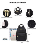 LOVEVOOK Mini Backpack Purse for Women, Cute Small Fashion Daypack, Light Weight, Water Resistant, Black Quilted