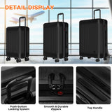 Verdi Hardside Carry On Luggage with Spinner Wheels, Lightweight Travel Suitcase