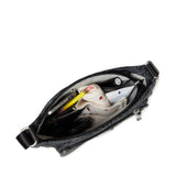 Baggallini Uptown Bagg - 9.5" x8.25“ RFID Crossbody Purse, Lightweight Water-Repellent Nylon Travel Bag for Women